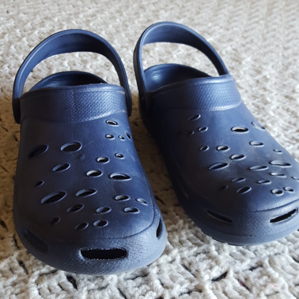Dark Blue Sandals.